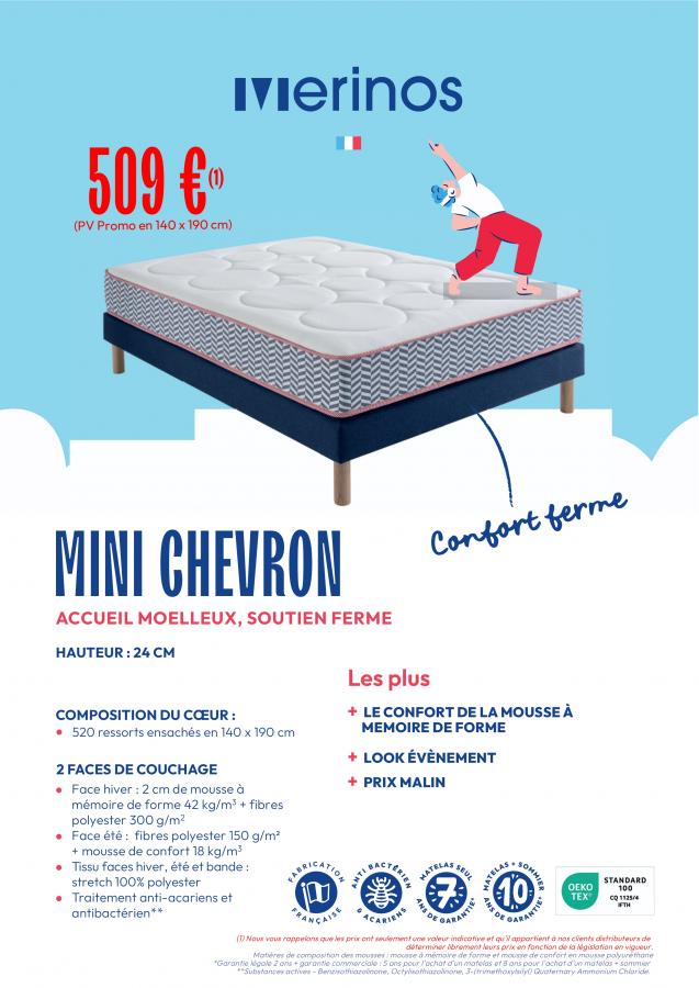 Matelas Merinos Mini Chevron