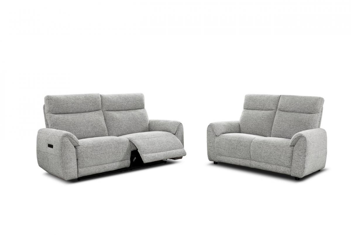 Canapé NIO Confort Luxe Silver avec relaxation électrique Canapé NIO Confort Luxe Silver avec relaxation électrique